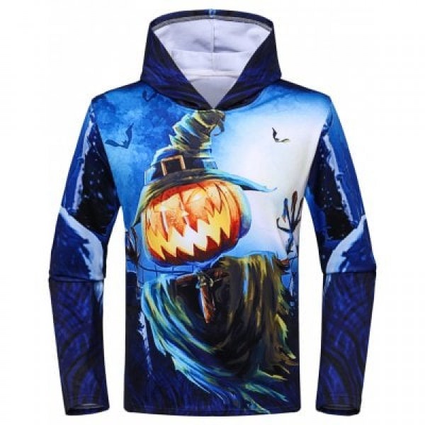 Happy Halloween Pumpkin Printed Hoodie
