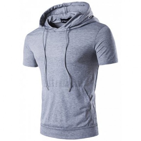 WHATLEES Extended Hoodie Men T Shirt
