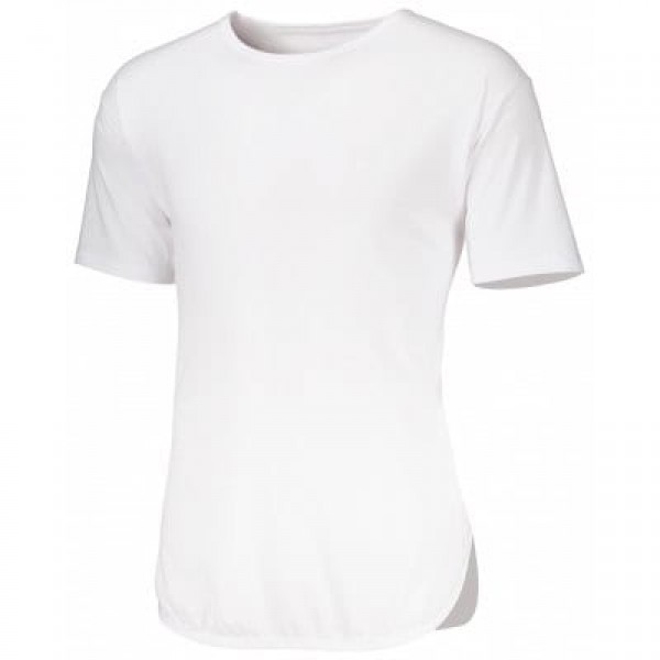 Pure Color Side Slit Men Long T Shirts
