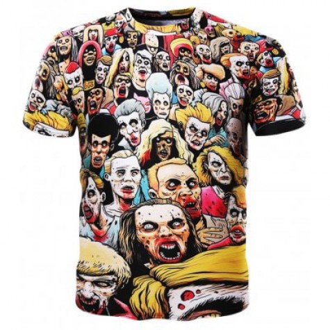 3D Zombie Short Sleeves T-shirt
