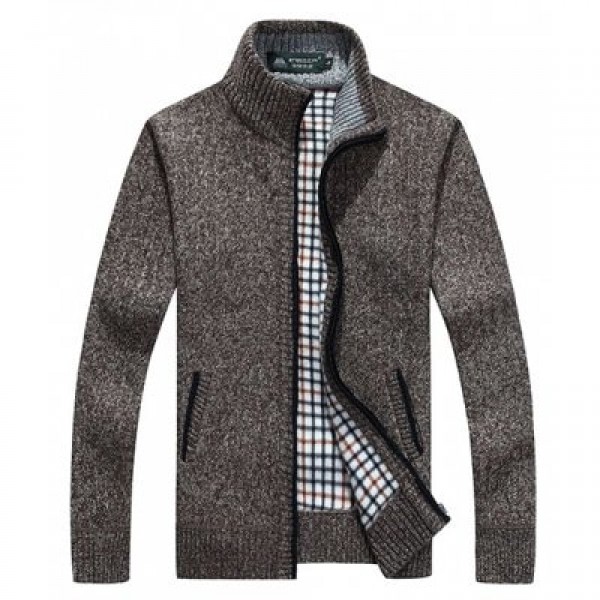 Classic Warm-lined Cardigan
