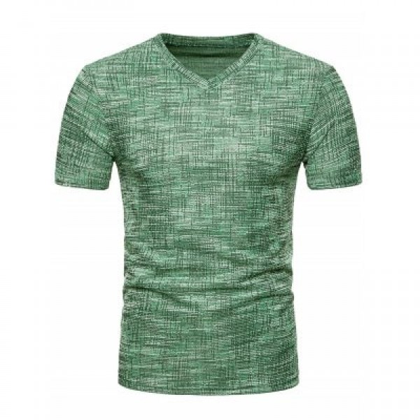 V Neck Knitted T-shirt
