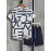 Casual Two-Piece Set, Men's Short Sleeve Shirt & Drawstring Shorts Matching Set For Summer