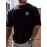 Smile Print, Men's Graphic Design Crew Neck T-shirt, Casual Comfy Tees Tshirts For Summer, Men's Clothing Tops For Daily Vacation Resorts