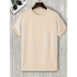 Eye Print, Men's Graphic Design Crew Neck Active T-shirt, Casual Comfy Tees Tshirts For Summer, Men's Clothing Tops For Daily Gym Workout Running