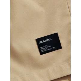 Graphic Pattern Comfy Shorts, Men's Casual Waist Drawstring Shorts For Summer Basketball Beach Resort
