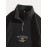 Men's Stylish Loose Pattern Sweatshirt, Casual Breathable Lapel Long Sleeve Zip Up Top For City Walk Street Hanging Outdoor Activities