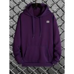 Men's Long Sleeve Pattern Print,Hoodies Street Casual Sports And Fashionable With Kangaroo Pocket Sweatshirt,Suitable For Outdoor Sports,For Autumn And Winter, Fashionable And Versatile